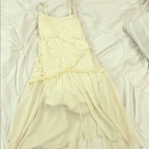 Women’s Cream, Short wedding/prom/casual dress